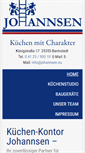 Mobile Screenshot of johannsen-barmstedt.de